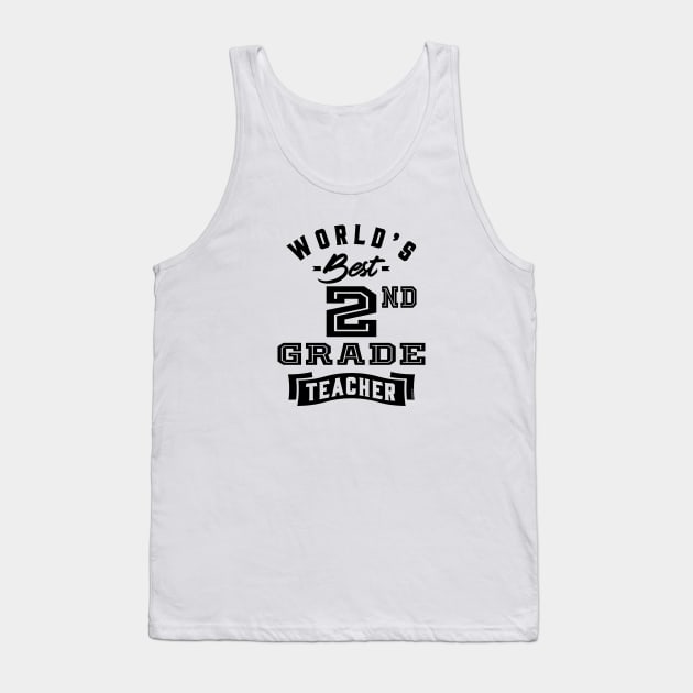 World's Best 2nd Grade Teacher Tank Top by C_ceconello